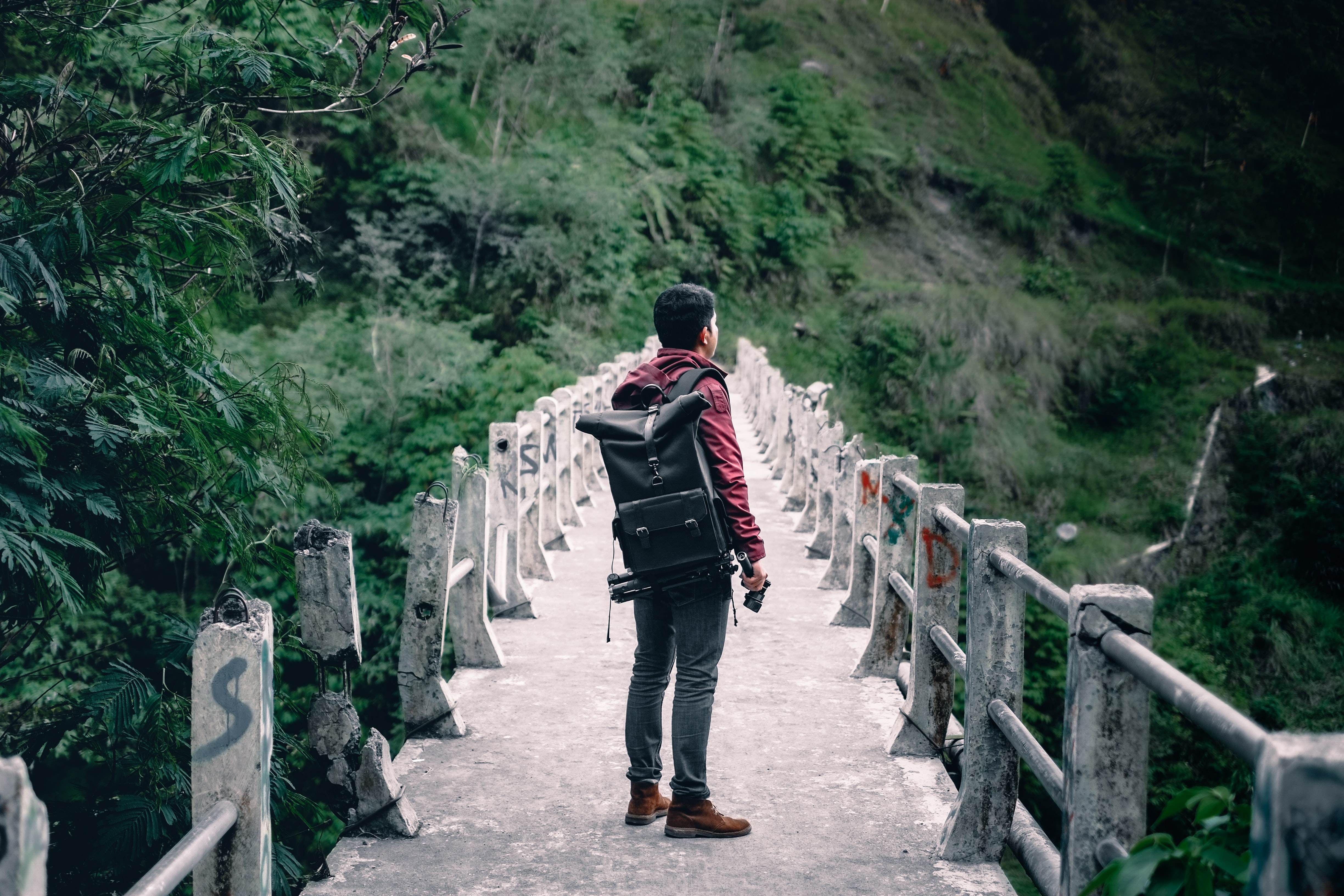 Bipoc man in bridge
