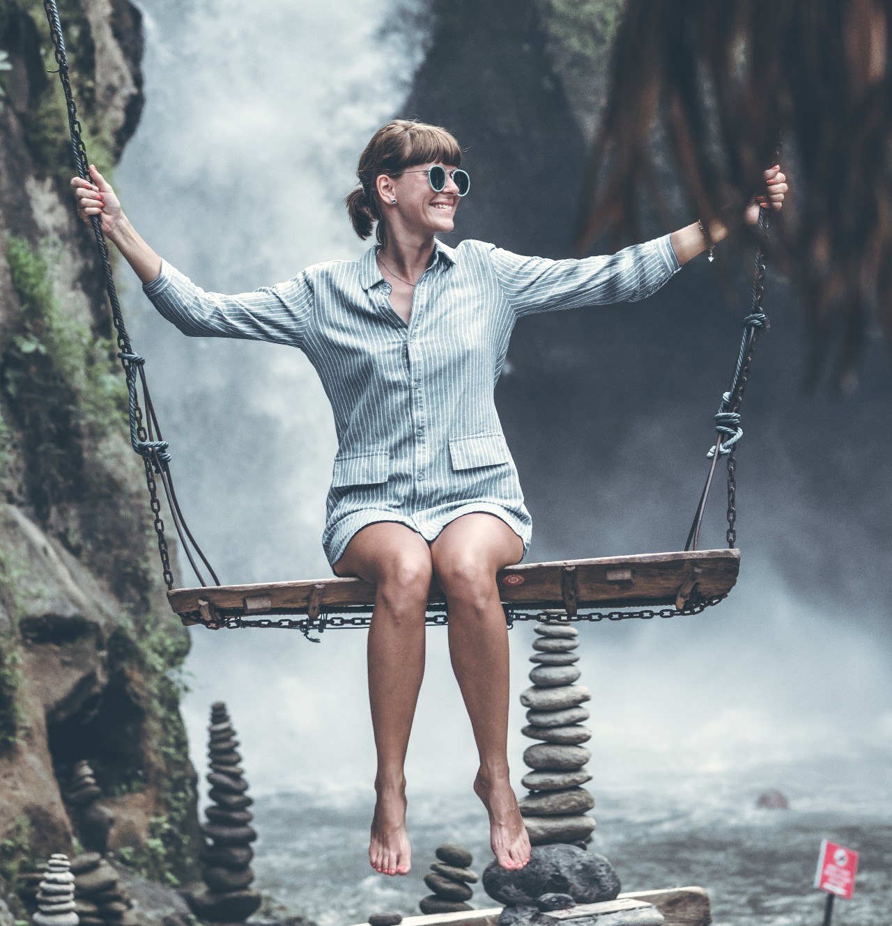 Woman in swing